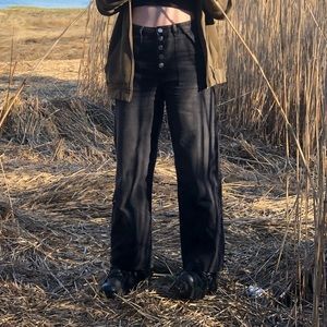 DELIAS high waisted flared jeans. Size Medium